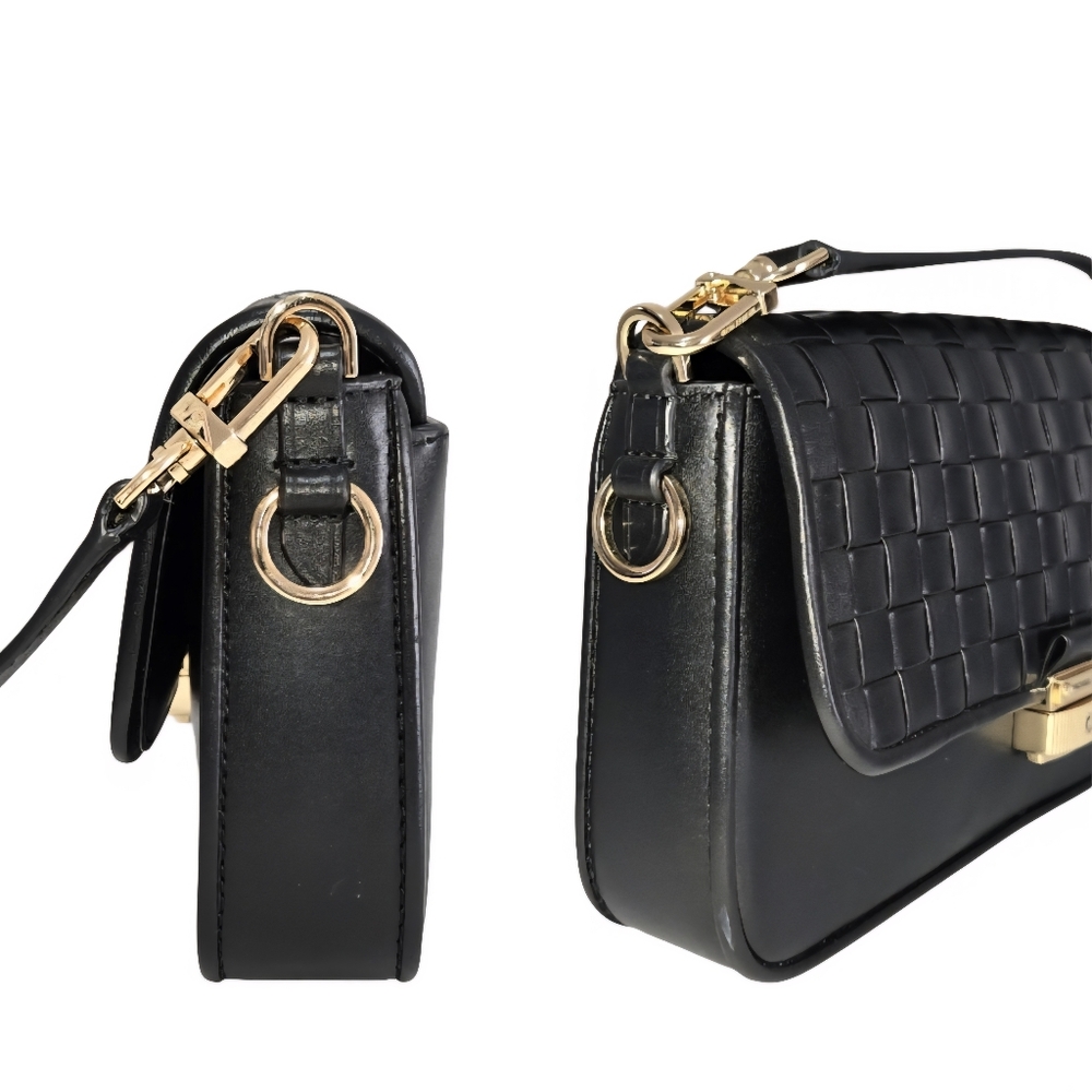 Michael Kors Small Bradshaw Woven Leather Convertible Shoulder Bag-(R-$328) - Picture 5 of 14